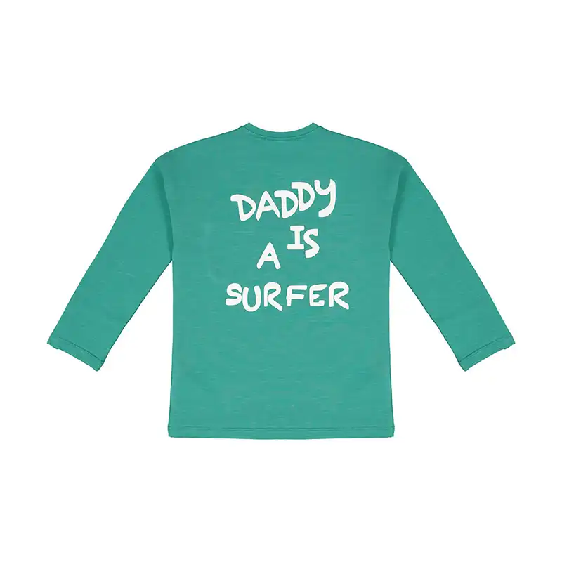 تی شرت آستین بلند پسرانه رُزمی مدل ds987