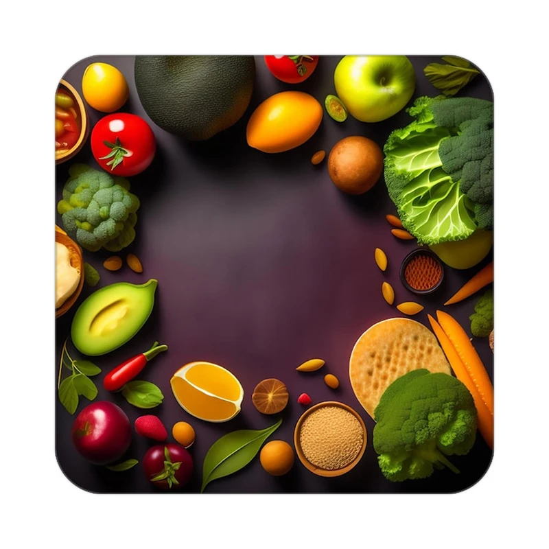 زیر لیوانی کاکتی طرح میوه مدل mp21853