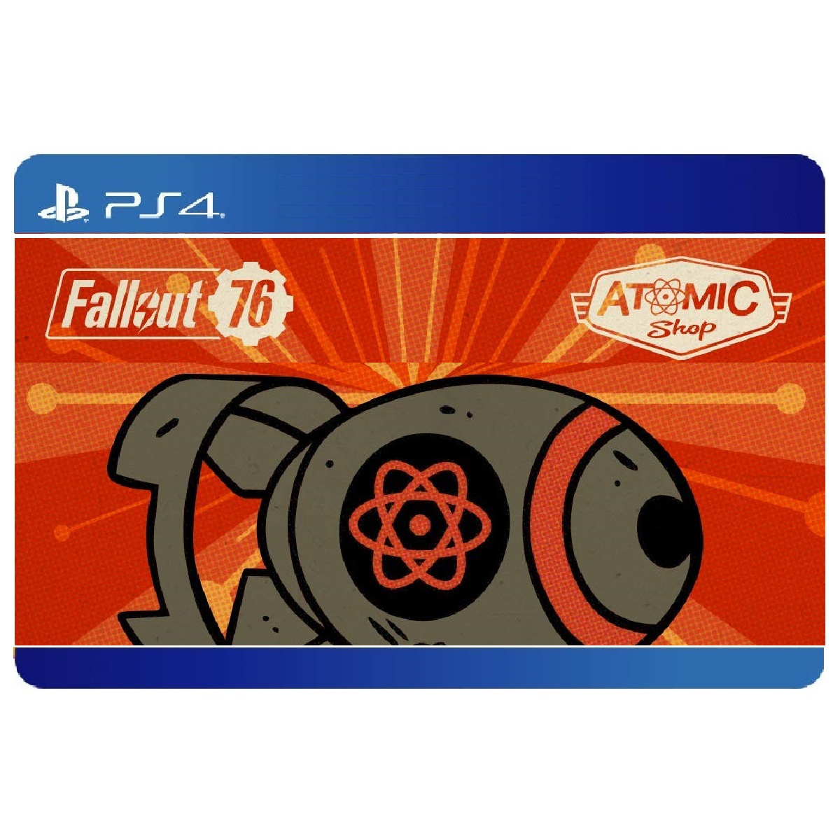گیفت کارت 500 اتمی مدل Fallout 76 500 PS