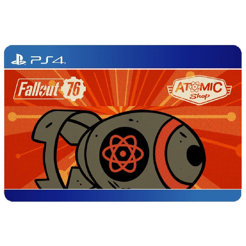 گیفت کارت 1100 اتمی مدل Fallout 76 1100 PS