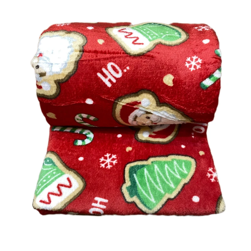 پتو مسافرتی مدل آدمک بیسکویتی سایز 170x200 سانتی متر