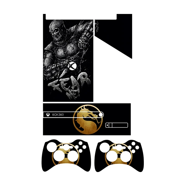 برچسب ایکس باکس 360 سوپر اسلیم توییجین وموییجین مدل MortalKombat 04 مجموعه 5 عددی