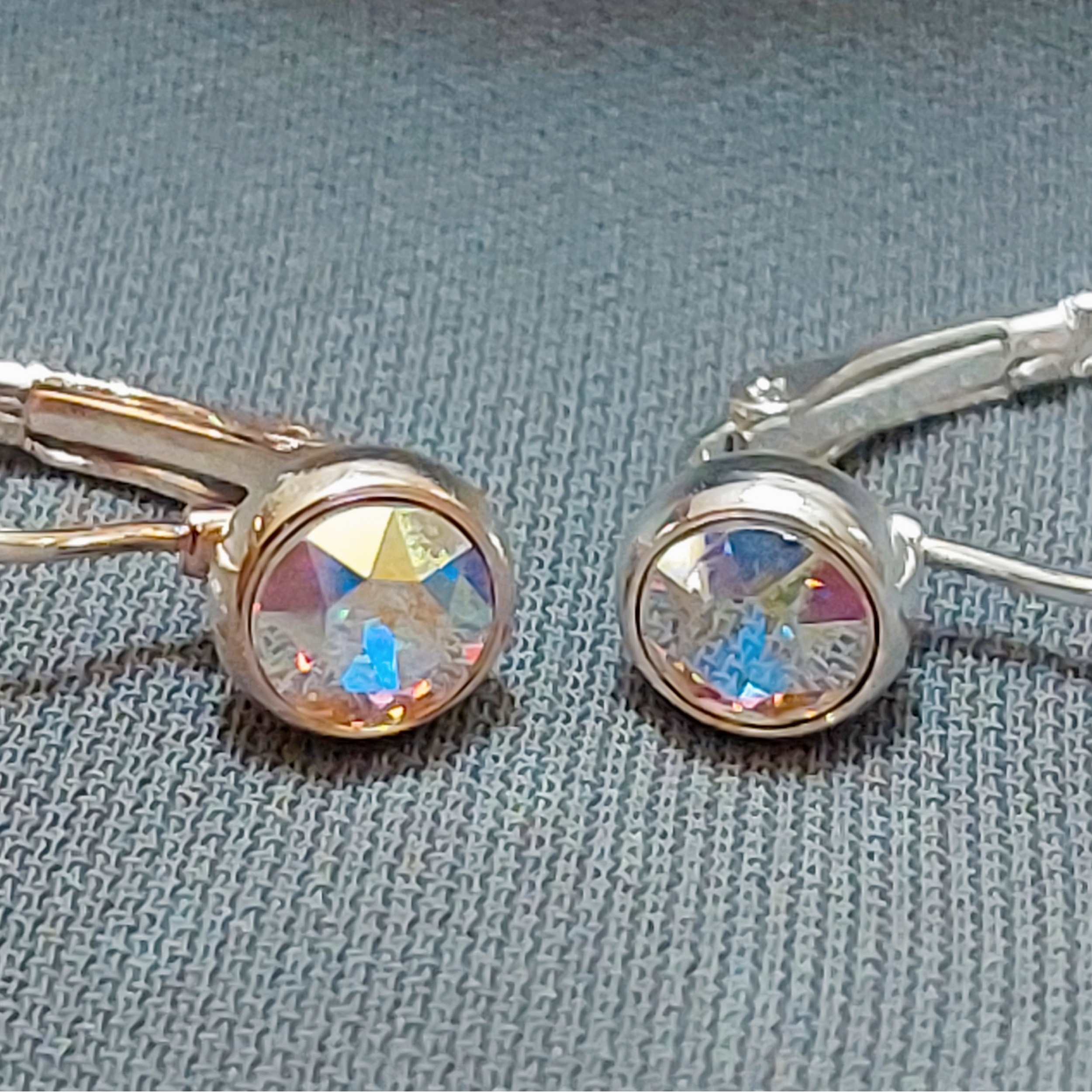 گوشواره زنانه آی ام مدل تک نگین swarovski