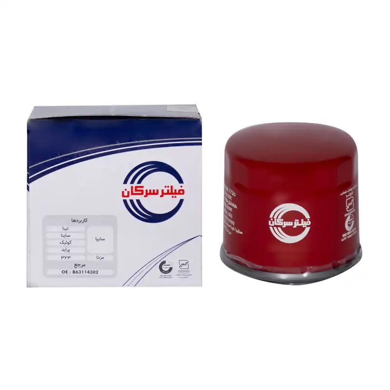 فیلتر روغن خودرو سرکان کد 63B 7735 مناسب خودرو کوئیک