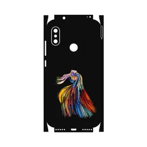 MAHOOT Rainbow Hair Digital Art-FullSkin Cover Sticker for Xiaomi Redmi Note 6 Pro