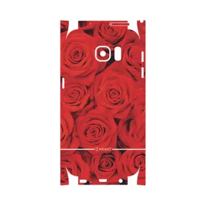 MAHOOT Red-Flower-FullSkin Cover Sticker for Samsung Galaxy S7