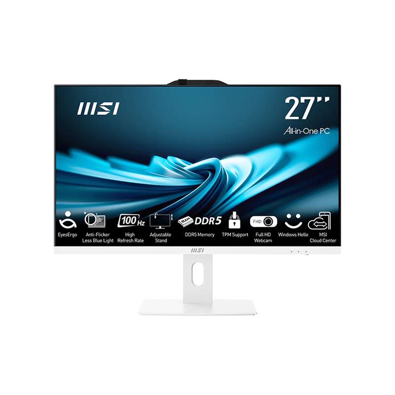 کامپیوتر همه کاره 27 اینچ ام اس آی مدل AP272P 14M -I3 14100 16GB DDR5 500GB UHD کامپیوتر همه کاره 27 اینچ ام اس آی مدل AP272P 14M -I3 14100 16GB DDR5 500GB UHD
