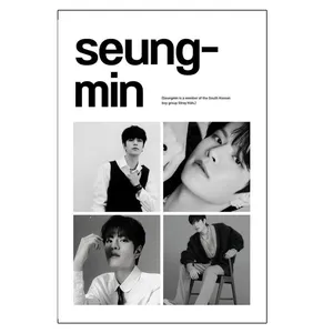 پوستر مدل تحت تعقیب استری کیدز Stray kids طرح سونگمین seungmin کد 986