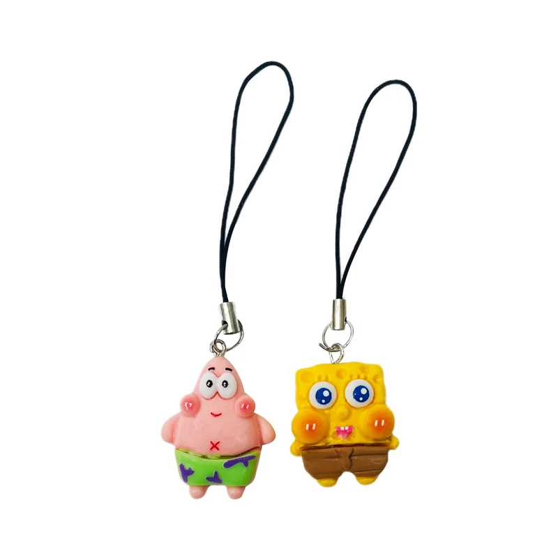 آویز موبایل مدل پاتریک و باب اسفنجی کد gol032