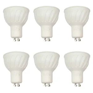 لامپ ال ای دی 7 وات آتروسا مدل هالوژنی پایه GU10 مجموعه 6 عددی
