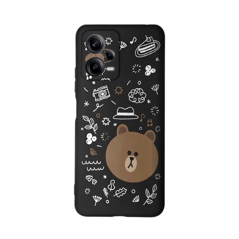 کاور طرح خرس فانتزی لاین کد s5956 مناسب برای گوشی موبایل شیائومی Redmi Note 12 Pro Plus 5G 