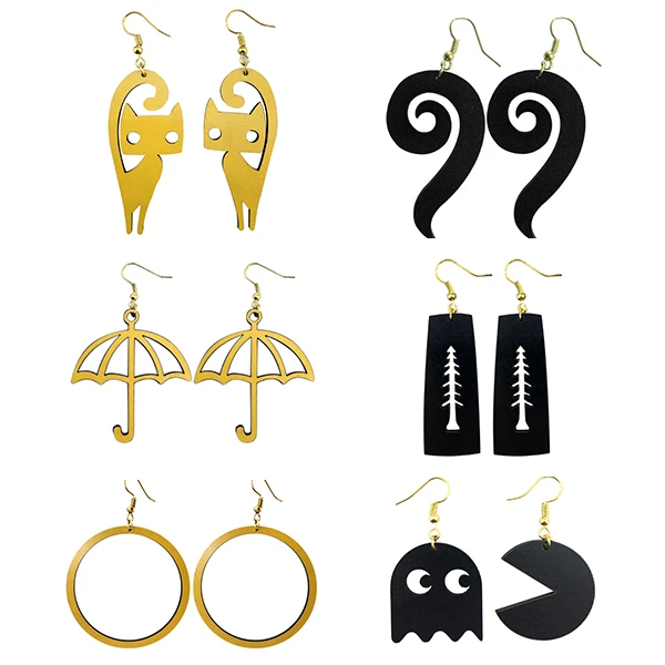 گوشواره زنانه کد E213 مجموعه 6 عددی