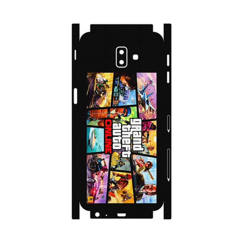 برچسب پوششی ماهوت مدل GTA Online Game Series-FullSkin مناسب برای گوشی موبایل سامسونگ Galaxy J6 Plus
