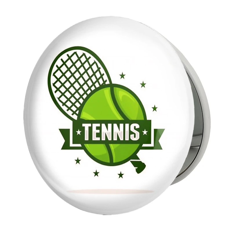آینه جیبی خندالو طرح تنیس Tennis مدل تاشو کد 14602 