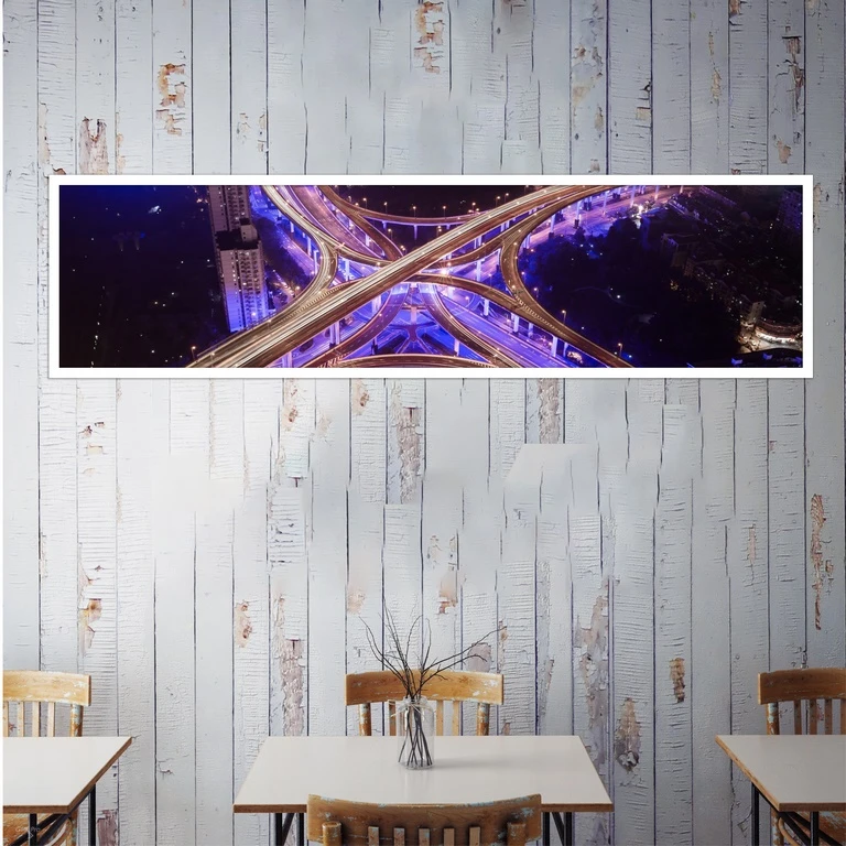 تابلو بکلیت طرح پل جاج هری شهر لس آنجلس مدل کشیده W-7462