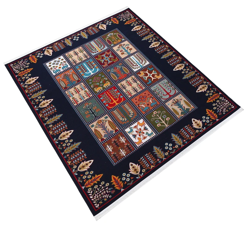 عکس شماره 2 : گلیم ماشینی دنیای فرش مدل گندم کد 1911