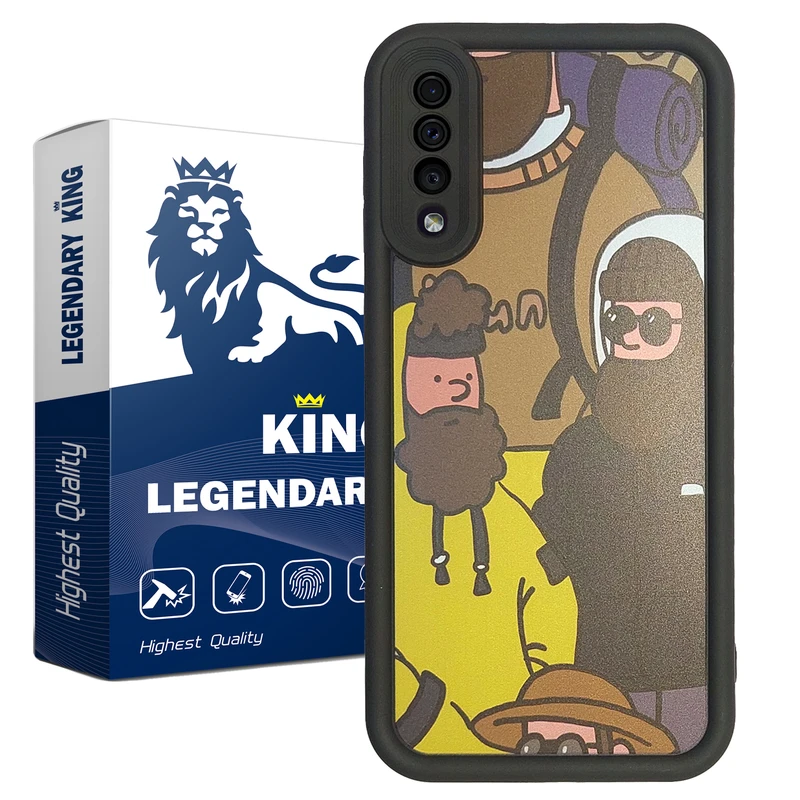 کاور لجندری کینگ طرح کاپشن مناسب برای گوشی موبایل سامسونگ Galaxy A50/A50s/A30s