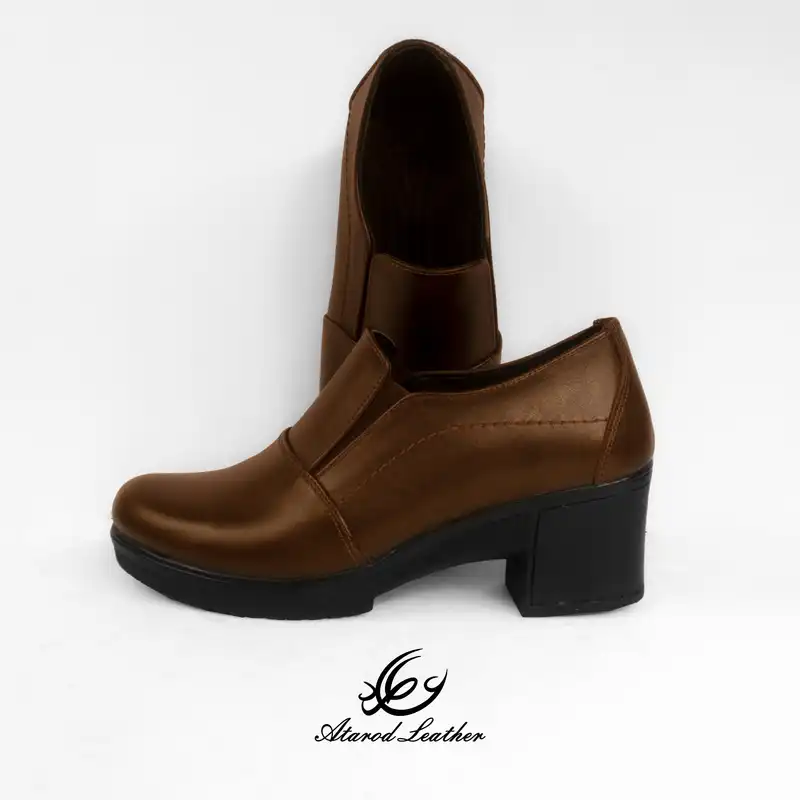 کفش زنانه چرم عطارد مدل طبی چرم طبیعی کد SH74
