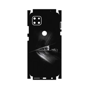 MAHOOT Black Portrait-FullSkin Cover Sticker for Motorola MOTO G 5G