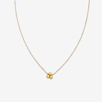 گردنبند طلا 18 عیار زنانه با زنجیر حلقه‌ای (فلامینگو) روبی آرت گالری مدل 330347