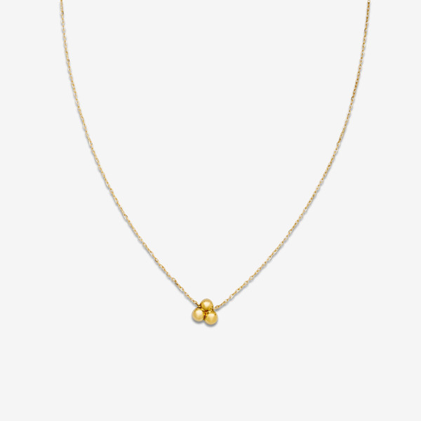 گردنبند طلا 18 عیار زنانه با زنجیر حلقه‌ای (فلامینگو) روبی آرت گالری مدل 330347