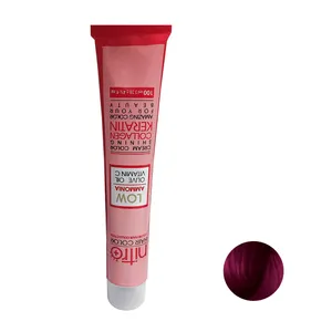 رنگ مو نیترو پلاس مدل Keratine شماره 6.20 حجم 100 میلی لیتر رنگ شرابی روشن