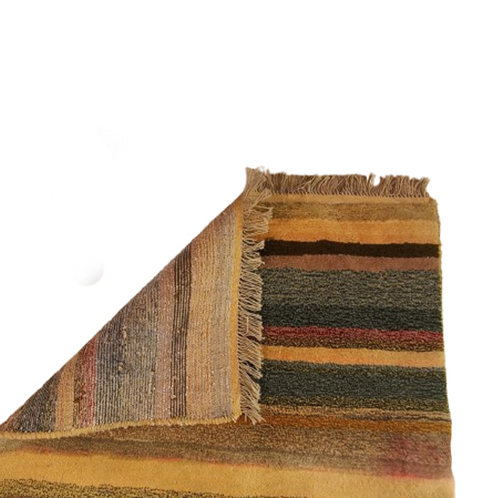 گبه فرش دستباف یک ونیم متری مدل بافت قشقای شیراز کد NKP.Z.N/36