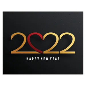 بنر طرح تبریک سال نو میلادی 2022 کد 153