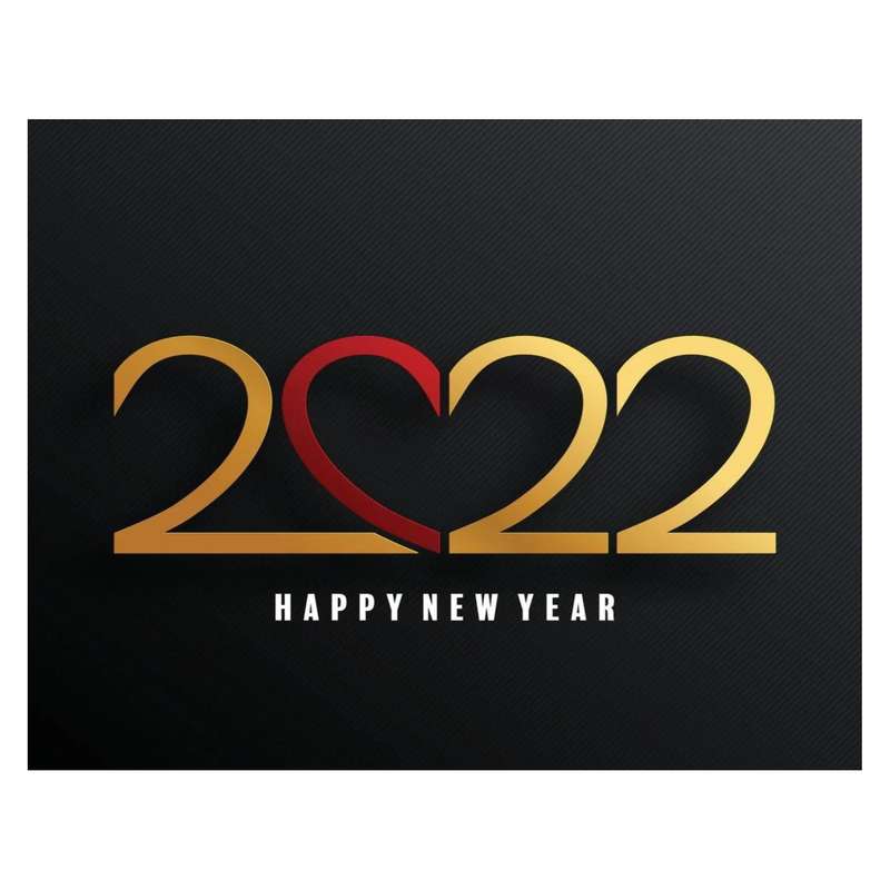 بنر طرح تبریک سال نو میلادی 2022 کد 153