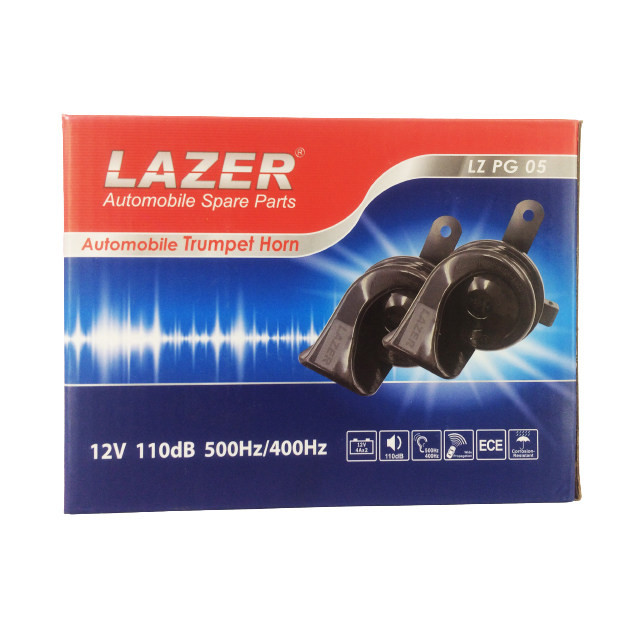 بوق خودرو لیزر مدل LZ PG 05 مناسب برای پژو پارس بسته 2 عددی