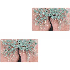 پادری مدل گل رویه مخمل طرح ترک کد D.504 مجموعه دو عددی