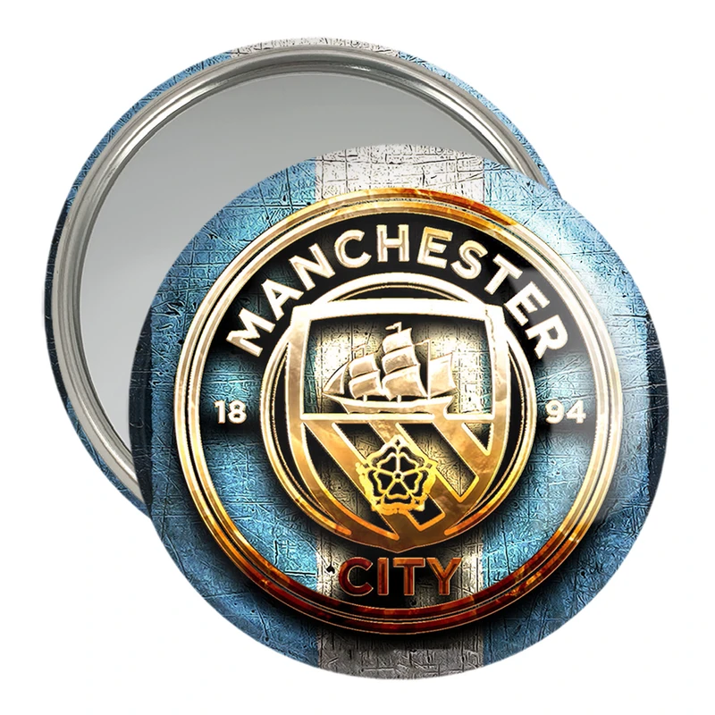 آینه جیبی خندالو مدل باشگاه منچستر سیتی کد 26793