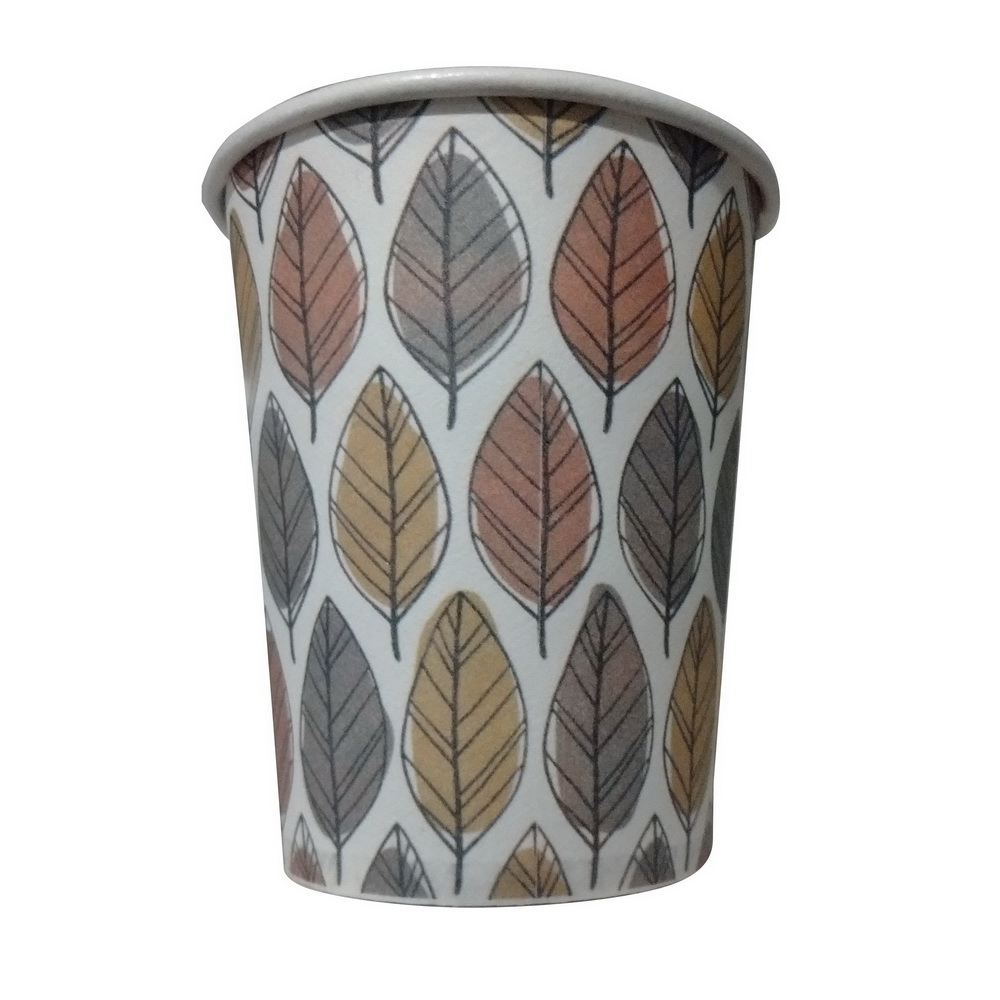 لیوان یکبار مصرف طرح برگ کد MFP093 بسته 20 عددی