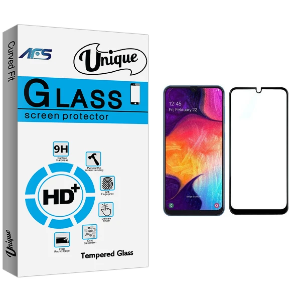 محافظ صفحه نمایش ای اف اس مدل Unique Glass مناسب برای گوشی موبایل سامسونگ Galaxy A10