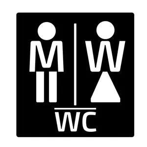 تابلو راهنما طرح سرویس بهداشتی کد WC1-6-P