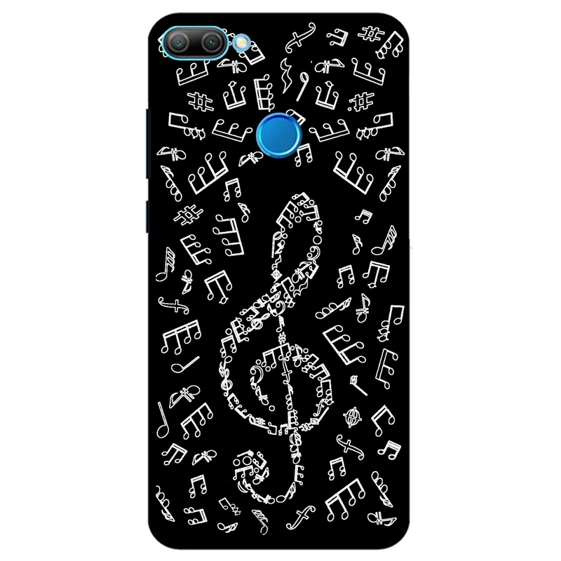 کاور مگافون طرح نوت موسیقی مدل 1370 مناسب برای گوشی موبایل آنر 9i / 9N        