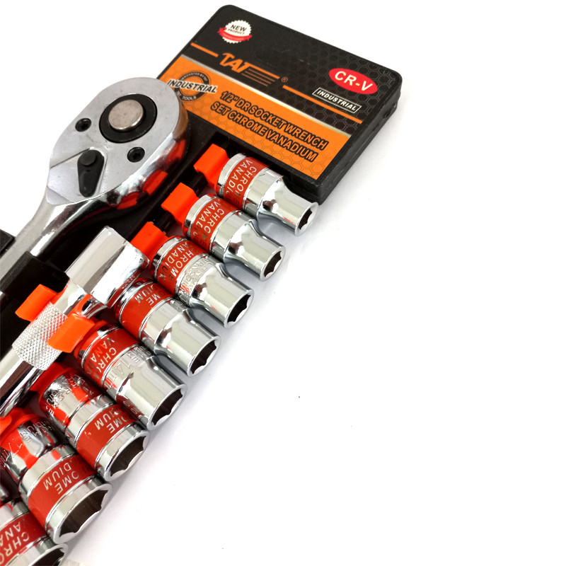 آچار بکس تات مدل CR_V مجموعه 12 عددی