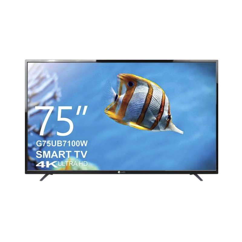   تلویزیون ال ای دی فوق هوشمند ام جی اس مدل G75UB7100W سایز 75-اینچ