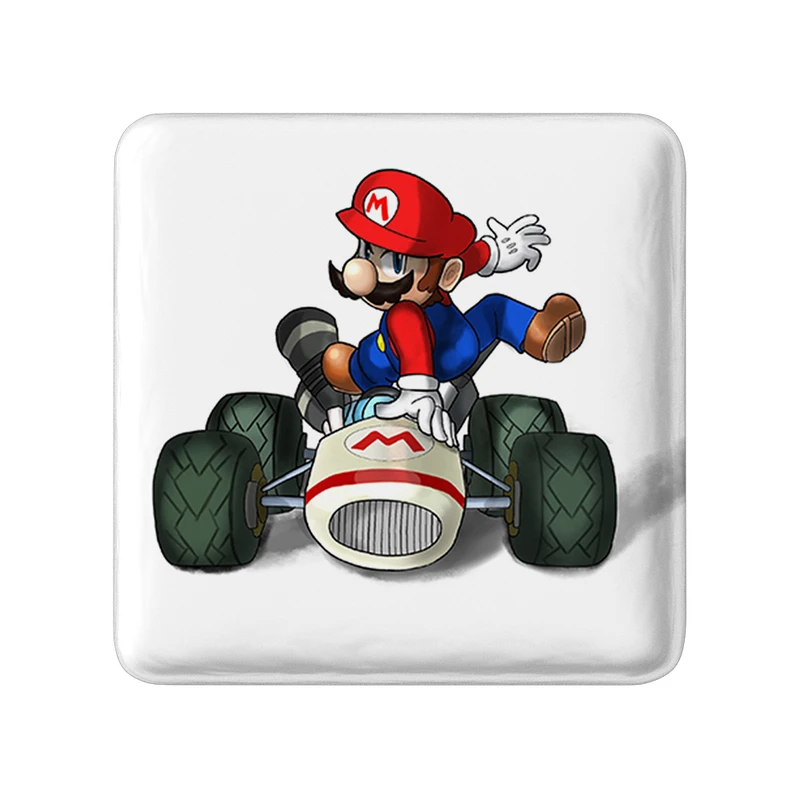 پیکسل خندالو طرح (Mario) بازی سوپر ماریو مدل مربعی کد 31530