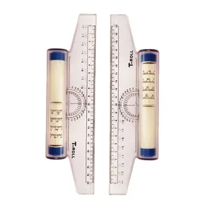 خط کش 20 سانتی متری مدل T-Roll مجموعه دو عددی