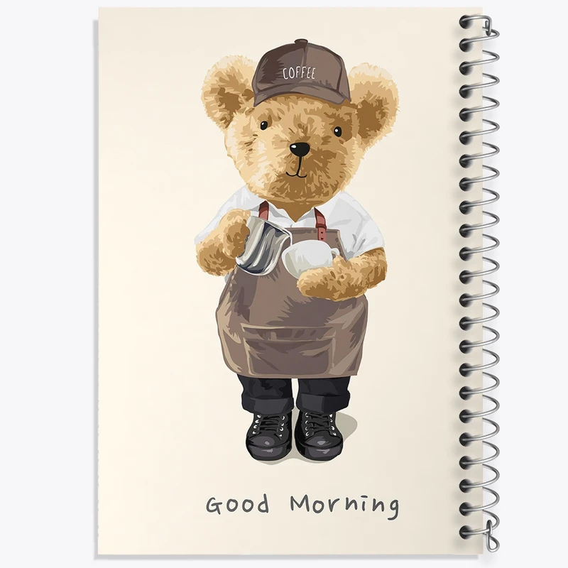 دفتر نقاشی 50 برگ خندالو طرح خرس تدی کد F1475