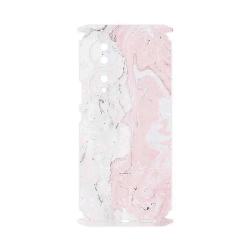 برچسب پوششی ماهوت مدل Blanco_Pink_Marble-FullSkin مناسب برای گوشی موبایل آنر 70