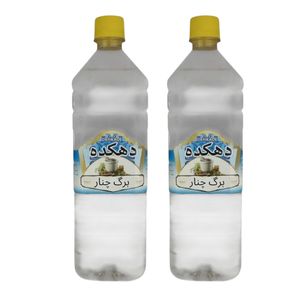 عرق برگ چنار دهکده - 1 لیتر بسته دو عددی