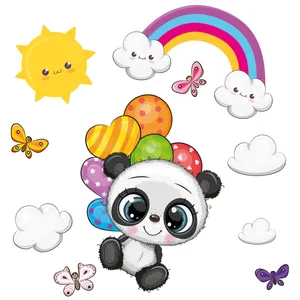 استیکر دیواری کودک تُکتم مدل cute کد 03 مجموعه 10 عددی