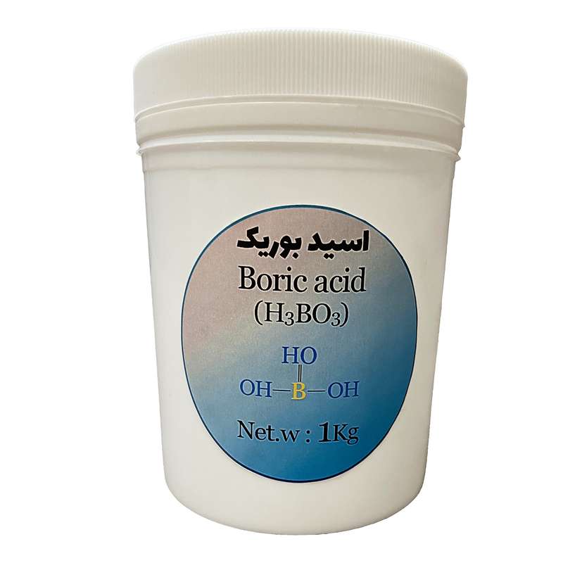 پودر اسید بوریک مدل H3BO3 کد 654 وزن 1 کیلوگرم پودر اسید بوریک مدل H3BO3 کد 654 وزن 1 کیلوگرم