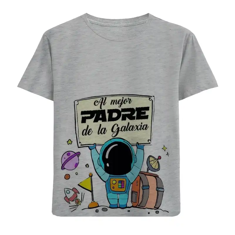تی شرت آستین کوتاه بچگانه مدل آدم فضایی F892