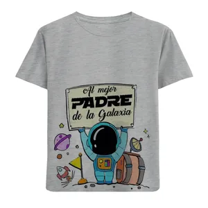 تی شرت آستین کوتاه بچگانه مدل آدم فضایی F892