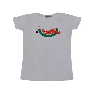 تی شرت آستین کوتاه زنانه ام جی مدل هندوانه کد 04