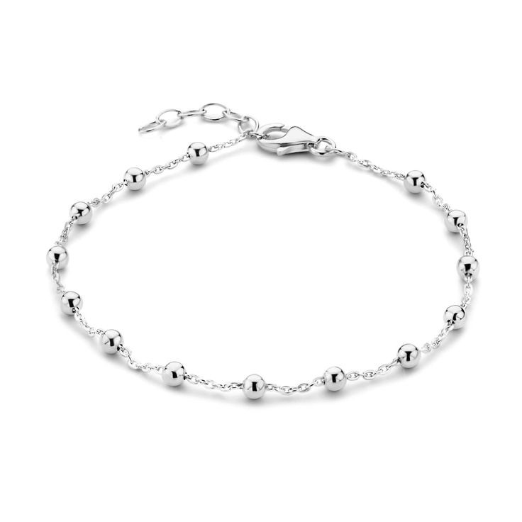 پابند نقره زنانه مدل گوی کد 0014