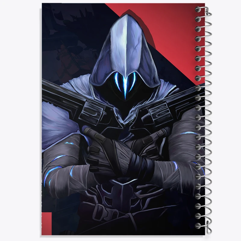 دفتر مشق 100 برگ خندالو طرح بازی ولورانت (Valorant) کد 33094